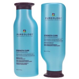 Pureology Strength Cure Shampoo & Conditioner Duo Combo Set Bundle New 9…